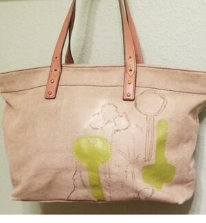 Fossil Canvas Purse